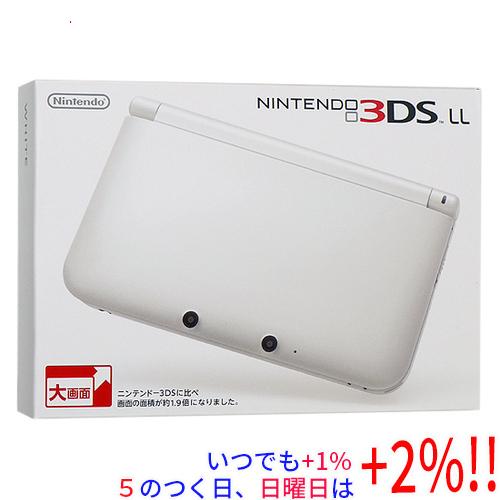 ニンテンドー3DS 【中古】ニンテンドー3DS LL ホワイト SPR-S-WAAA