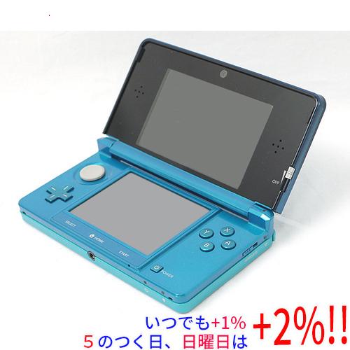 ニンテンドー3DS - 任天堂　ニンテンドー3DS アクアブルー　CTR-S-BAAA　訳あり ニンテンドー3DS 【中古】任天堂 アクアブルー CTR-S-BAAA 本体のみ