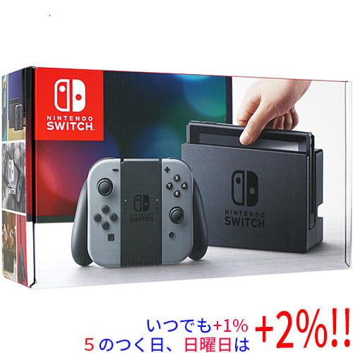 Nintendo Switch 【中古】任天堂 グレー 液晶画面いたみ 元箱あり