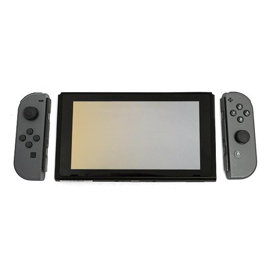 Nintendo Switch 【中古】任天堂 グレー 液晶画面いたみ 元箱あり