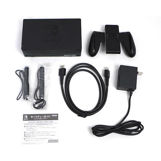 Nintendo Switch 【中古】任天堂 グレー 液晶画面いたみ 元箱あり
