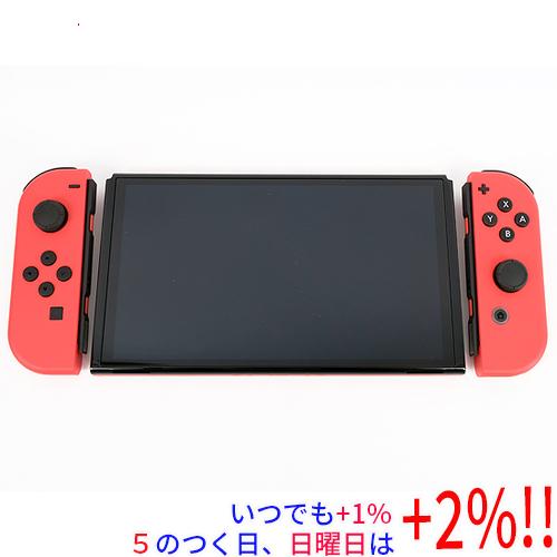 Nintendo Switch 【中古】任天堂 有機ELモデル マリオレッド HEG-S 