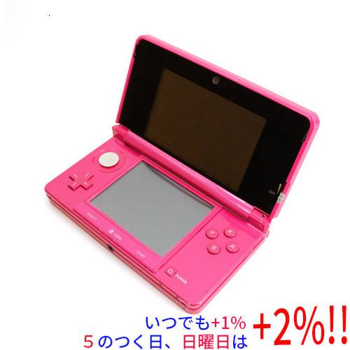 ニンテンドー3DS 【中古】任天堂 グロスピンク CTR-S-PDBA 本体のみ