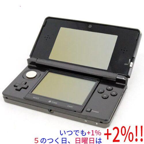 ニンテンドー3DS コスモブラック 専用ケース付き ニンテンドー3DS本体(コスモブラック) ソフト、収納ケースセット 3DS
