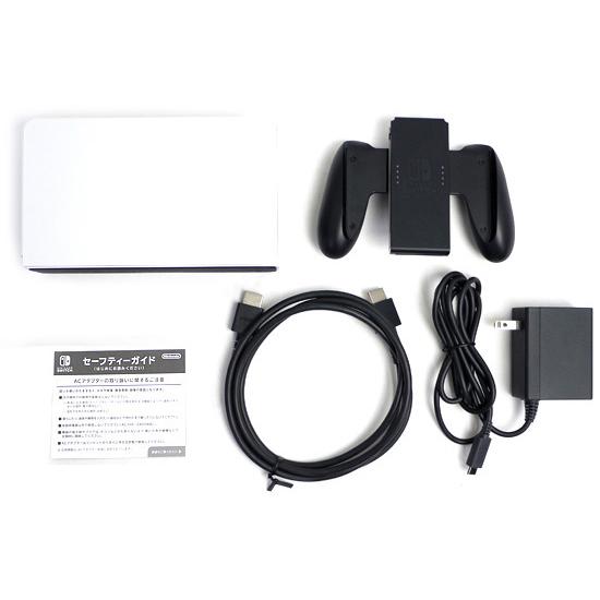 中古】任天堂 Nintendo Switch 有機ELモデル HEG-S-KAAAA ホワイト 訳
