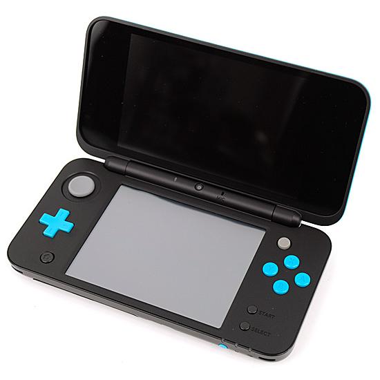 中古】任天堂 Newニンテンドー2DS LL ブラック×ターコイズ 本体のみ 元