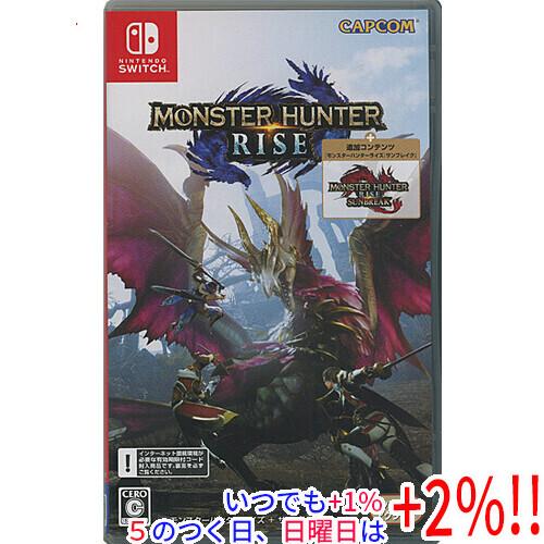 【中古・超美品】Nintendo SWITCH モンハンライズ版 箱付 ケース付 中古・超美品】Nintendo SWITCH モンハンライズ版 箱付 ケース付 楽天