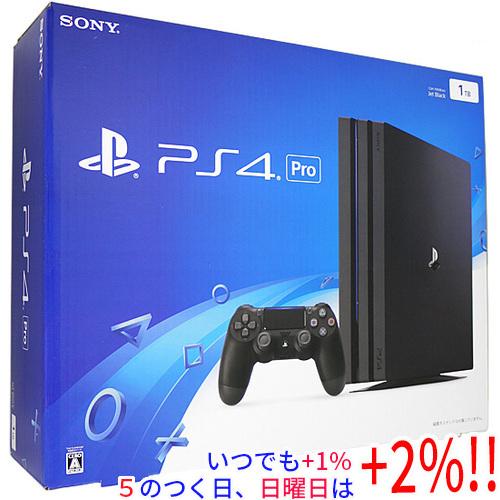 中古】SONY プレイステーション4 Pro 1TB ブラック CUH-7000BB01 電源