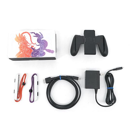 【美品】付属品未使用ニンテンドースイッチ スカーレット・バイオレット　有機EL Nintendo Switch 有機ELモデル スカーレット・バイオレット