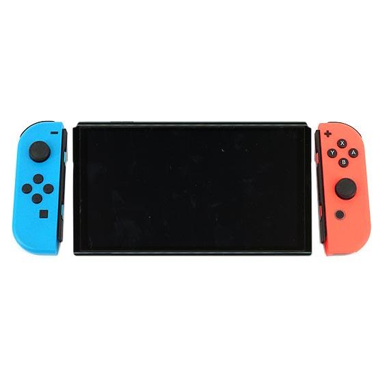 中古】任天堂 Nintendo Switch 有機ELモデル HEG-S-KABAA ネオンブルー