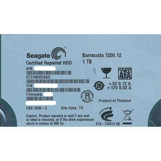 SEAGATE製HDD ST31000528AS 1TB SATA300 7200_1