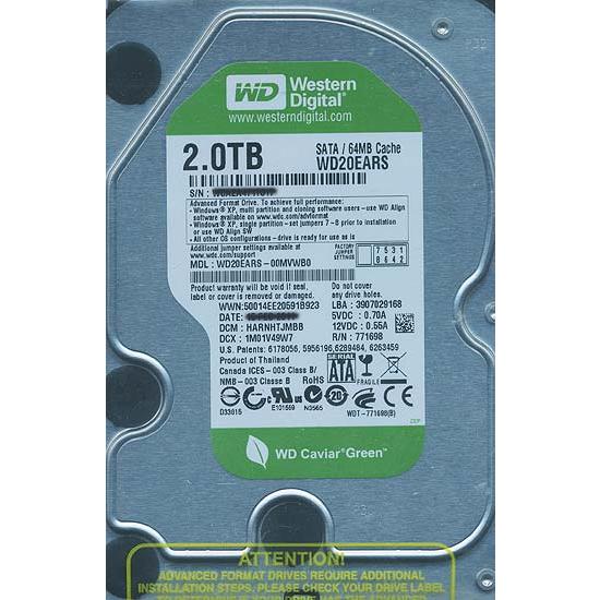 【新品未使用】ウェスタンデジタル WD HDD 1TB 3.5インチ　2つセット ウェスタンデジタル 1TB SATA6.0Gb/s 7200rpm HDD