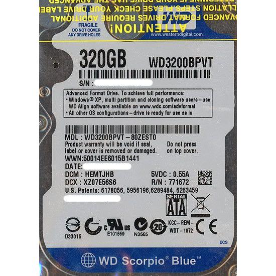 Western Digital（ウエスタンデジタル） WesternDigital HDD 2.5inch