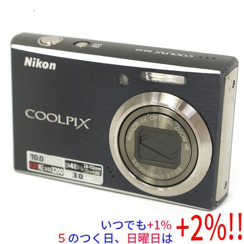 【動作品】ニコン Nikon COOLPIX S610 ブラック　デジタルカメラ COOLPIX S 【中古】Nikon(ニコン)製 S610 ブラック/1000万画素