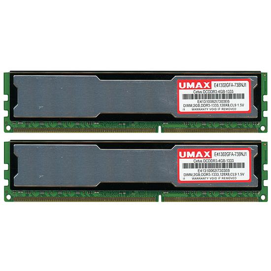 UMAX 【中古】UMAX デスクトップ用 Cetus DCDDR3-4GB-1333 DDR3 PC3