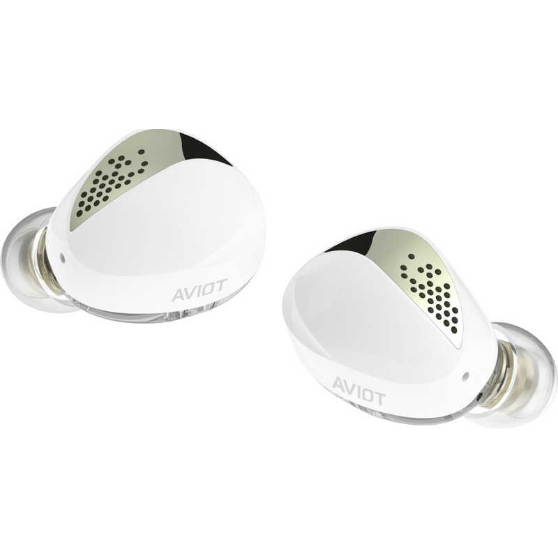 AVIOT TE-J2 白　ワイヤレスイヤホン AVIOT 完全ワイヤレスイヤホン ノイズキャンセリング搭載 左右分離