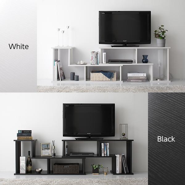 RASIK（ラシク） 伸縮テレビ台 65型対応 幅105〜210cm（ナチュラル/NA