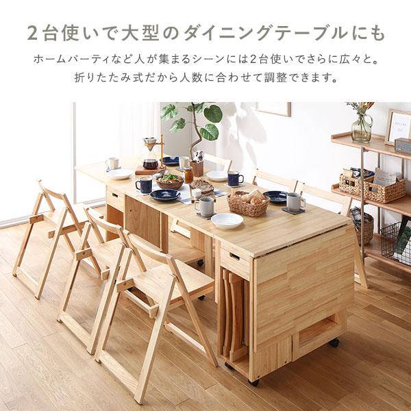 RASIK（ラシク） Goethe 折りたたみテーブル&チェア4脚（ブラウン/茶