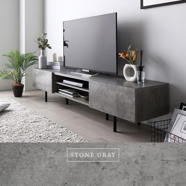 RASIK Stova ワイド テレビボード 幅120cm 50型対応（ブラック