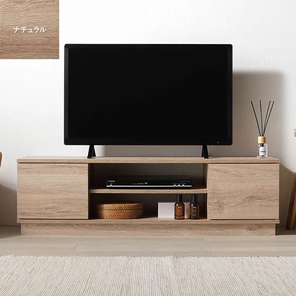 Velsta 扉付 テレビ台 幅110cm（ナチュラル/NA/木目調）耐荷重50kg