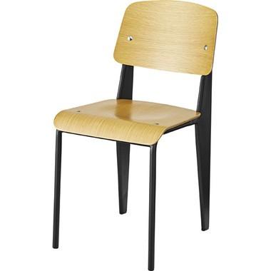 新作人気 ジャン・プルーヴェ デザイナーズチェア ジェネリック家具 リプロダクトチェア（ブラック/黒）〈PC-463BK〉椅子 スタイリッシュ おしゃれ 家具 インテリア パーソナルチェア