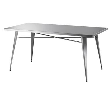 ダイニングテーブル シルバー Sv 銀 Stn 334 ステンレス 食卓 キッチン ダイニング 机 スタイリッシュ インテリア 家具 おしゃれ Stn 334 Essence 通販 Yahoo ショッピング