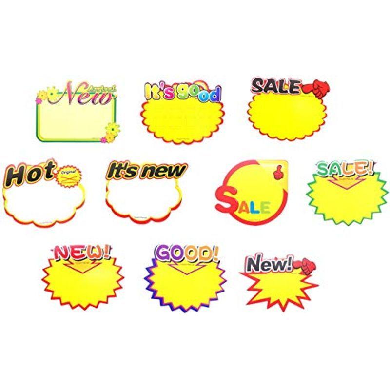 かわいい新作 2929 Ppls ポップカードシリーズ Pop イラスト 抜型カード プライスカード 10種 Mサイズ 100枚 アソート