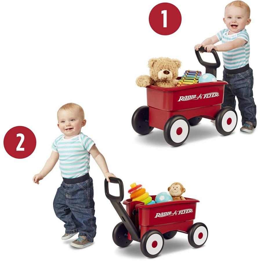 ラジオフライヤー Radio Flyer ラジオフライヤー スチール＆ウッド 木枠付ワゴン