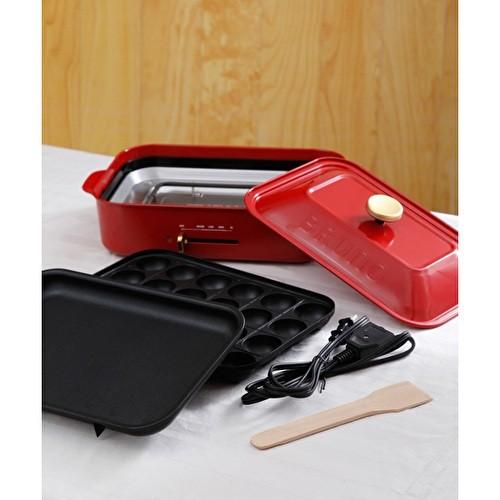 BRUNO BRUNO ブルーノ コンパクトホットプレート BOE021-RD BRUNO BRUNO ブルーノ コンパクトホットプレート BOE021-RD