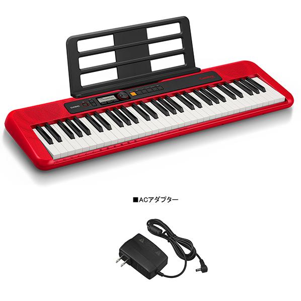 CASIO カシオ ベーシックキーボード レッド CTS200RD CT-S200RD