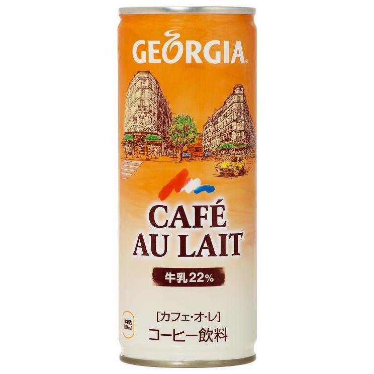 送料無料 ジョージア カフェ オ レ 250g ロング缶 60本入り 缶コーヒー 牛乳22 使用 なめらかなおいしさ Georgia じょーじあ 2ケース 60本 箱売 エクセレトップ 通販 Paypayモール
