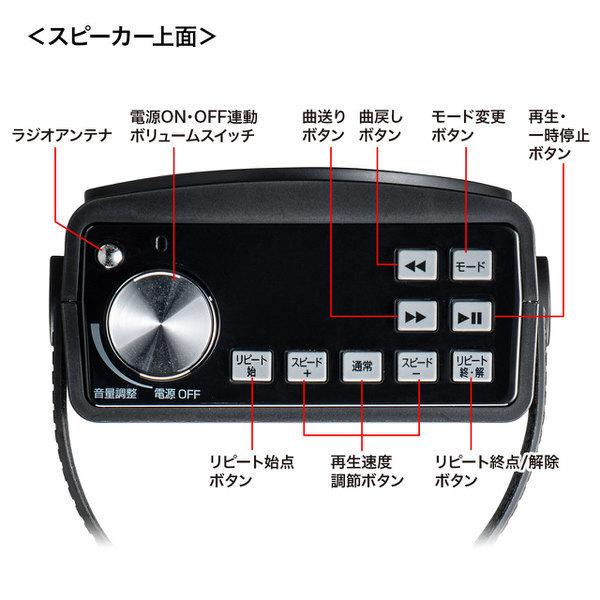 SANWA SUPPLY（サンワサプライ） MM-SPAMP12 [ワイヤレスポータブル 
