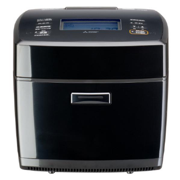 炭炊釜 三菱 炊飯ジャー/5．5合炊き 備長炭 炭炊釜 黒曜 NJ-VP10H-B