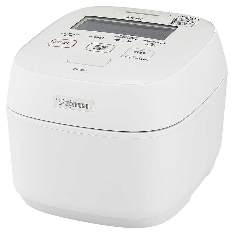 炎舞炊き 象印 炊飯器 圧力IH炊飯ジャー NW-US07-WZ （絹白） NWUS07WZ 