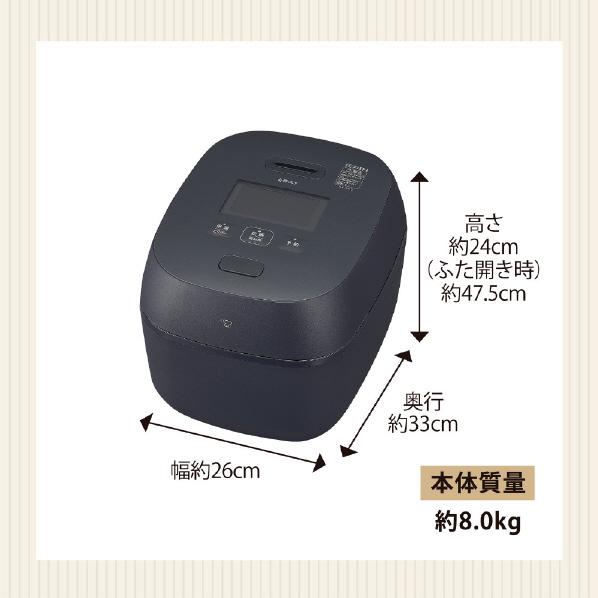 炎舞炊き 象印 圧力IH炊飯ジャー(5．5合炊き) 黒 NXAA10BZ