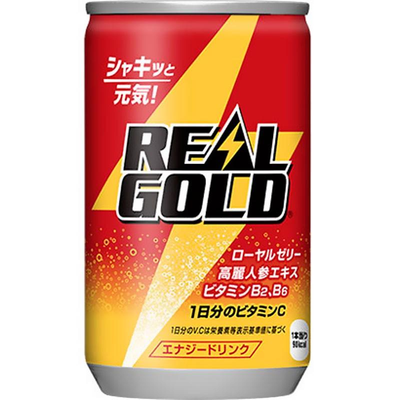 送料無料 リアルゴールド 160ml 缶 60本入り エネルギー飲料 炭酸 エナジードリンク Real Gold 栄養飲料 2ケース 60本 箱売 エクセレトップ 通販 Paypayモール