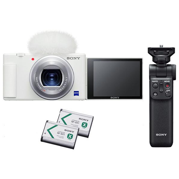 カメラ ビデオカメラ SONY VLOGCAM ZV-1G-W シューティンググリップキット :ZV-1G-W 