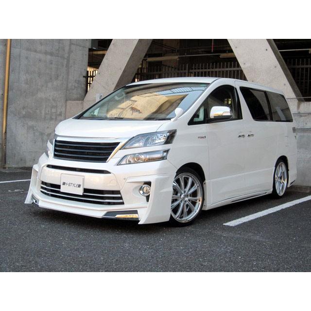 h-style 【送料込み】 20 ヴェルファイア 後期 サイドスカート 左右