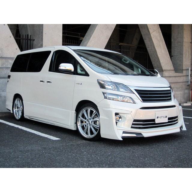 h-style 【送料込み】 20 ヴェルファイア 後期 サイドスカート 左右