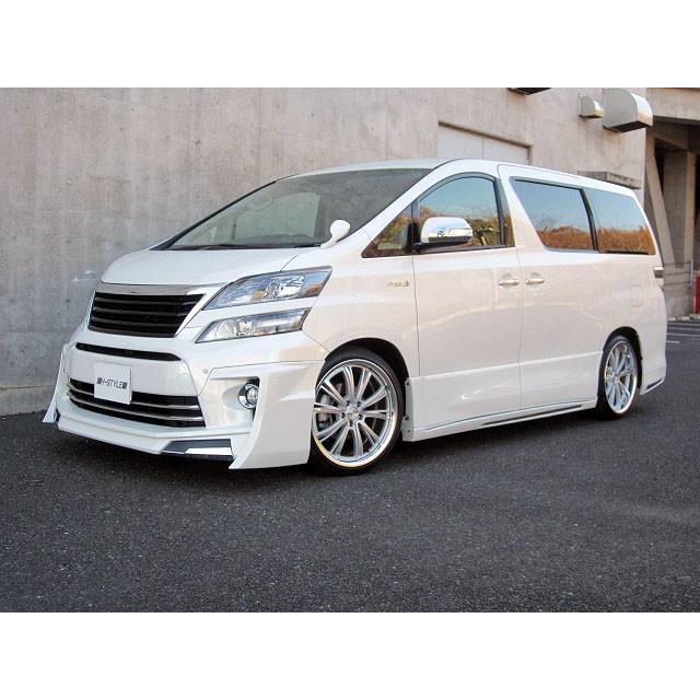 h-style 【送料込み】 20 ヴェルファイア 後期 サイドスカート 左右