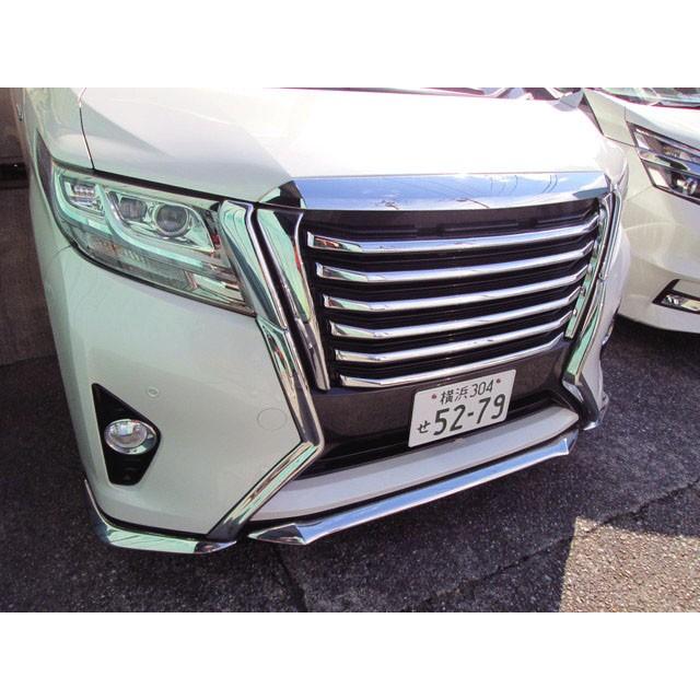 送料無料】 30アルファード前期 フロントスポイラー [メッキ×塗装