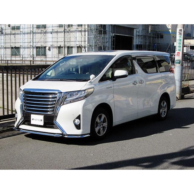 【送料無料】 30アルファード前期　フロントスポイラー [メッキ×塗装] ノーマルグレード（標準）用　H-STYLE製 |  | 04