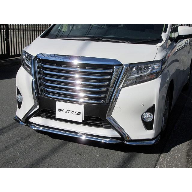 Pro Stage　アルファード　30　フロントスポイラー　メッキ中央 Pro Stage アルファード 30 フロントスポイラー メッキ中央 30系