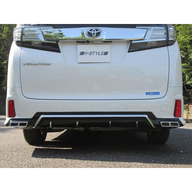 送料無料】 30 ヴェルファイア リアガーニッシュ [メッキ×塗装] エアロ