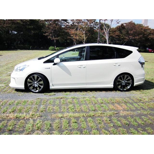 h-style　【送料込み】　40プリウスα　前期　サイドスカート　左右セット　（塗装込）　　　　 | 