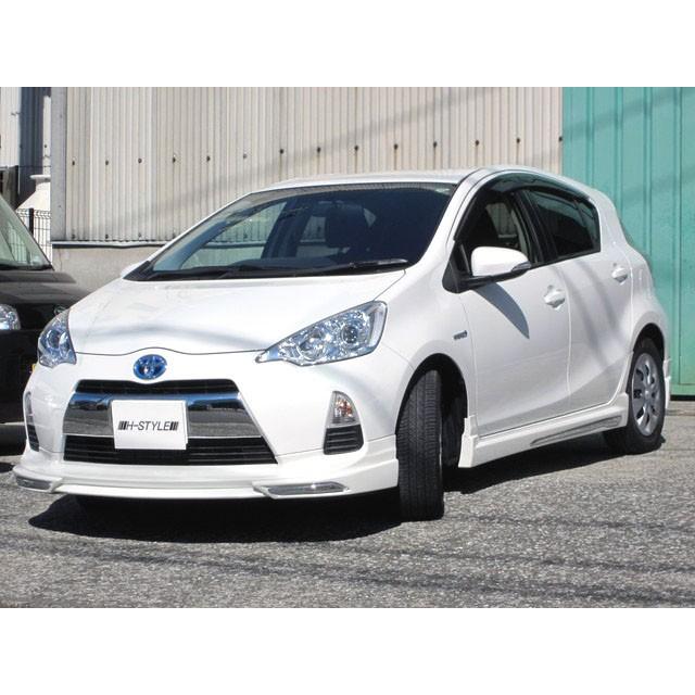 h-style　【送料込み】　アクア　前期　フロントスポイラー　フロント　DAA−NHP10　（塗装込）　　　 | 