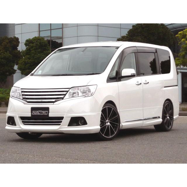 送料込み】 C26 セレナ 標準車 前期用 フロントグリル [BKメッキ] H