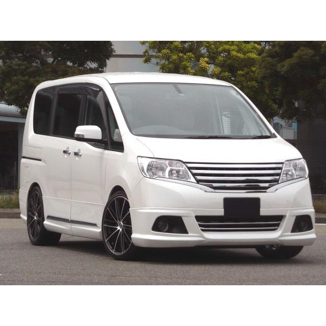 送料込み】 C26 セレナ 標準車 前期用 フロントグリル [BKメッキ] H