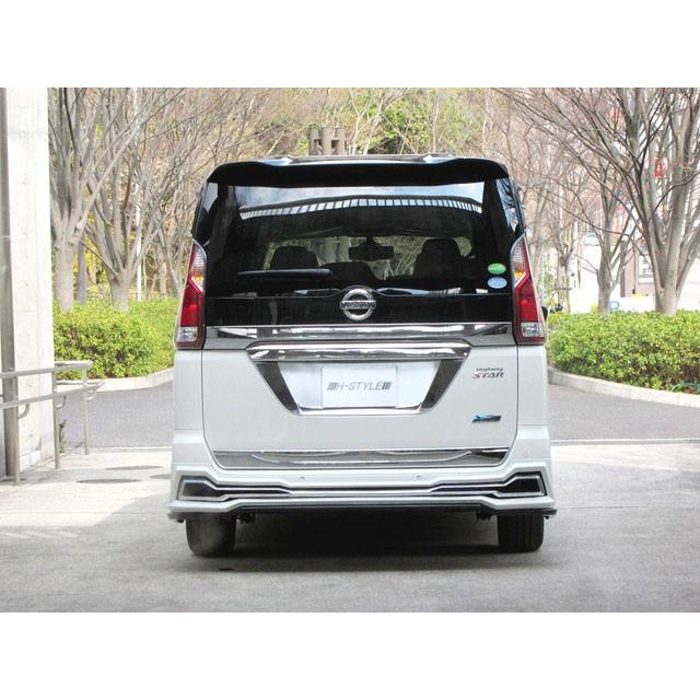 日産セレナc27用バックガーニッシュ C27 セレナ 専用 バックドアガーニッシュ (メッキ) H-STYLE 外装
