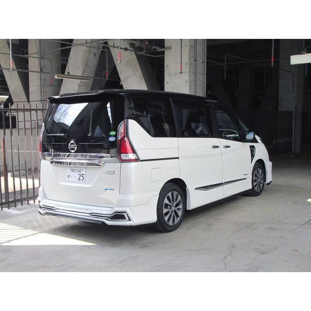 日産セレナc27用バックガーニッシュ C27 セレナ 専用 バックドアガーニッシュ (メッキ) H-STYLE 外装